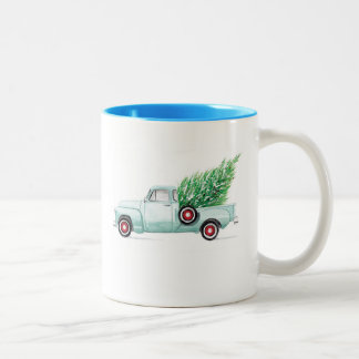 Aqua Chevy Mug