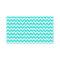 Aqua Colour Chevron; Vintage Chalkboard look