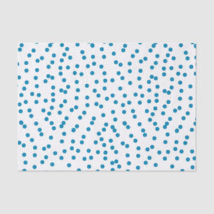 Aqua Confetti Dots Tissue Paper