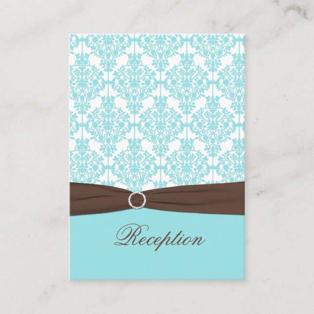 Aqua, Damas blanc avec carte de boîtier Brown (Devant)
