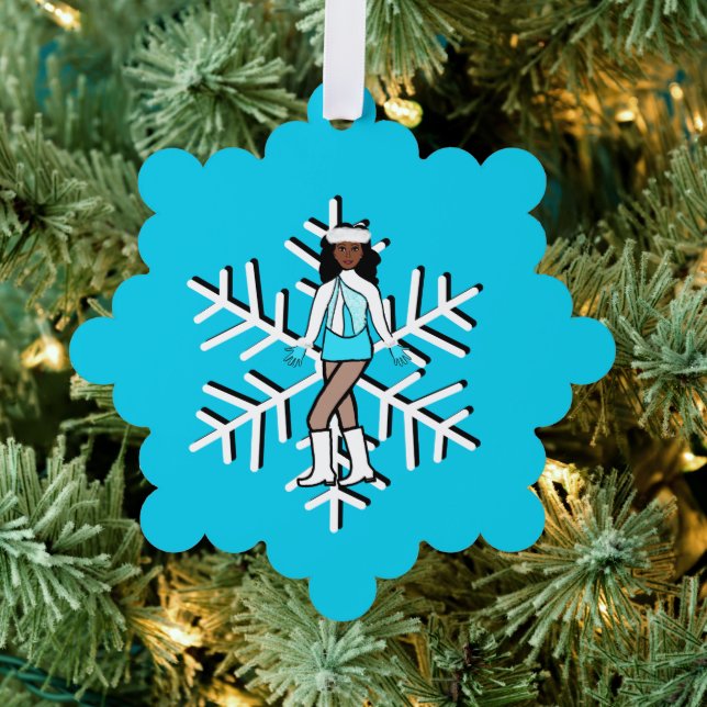 Aqua Dancer Ornament Card (Insitu (Tree))