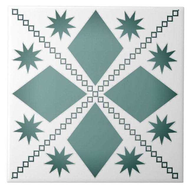 Aqua Diamond Fun | Fog Filter | Tile (Front)