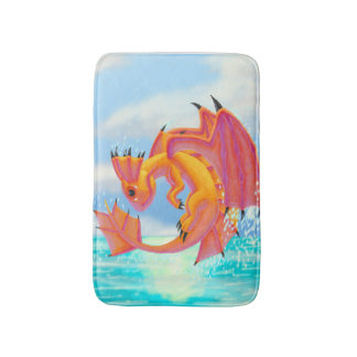 Aqua Dragon Bath Mat