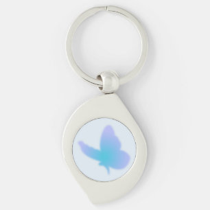 Aqua Dream Butterfly Keychain