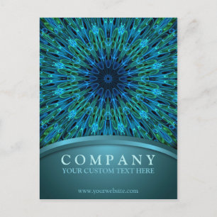 Aqua Explosion Postcard