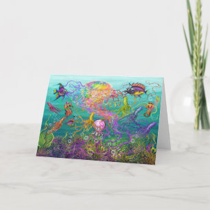 Aqua Fantasy Art Card