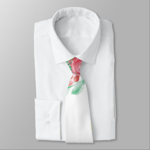 Aqua fleur tie