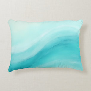 Aqua Flow Accent Pillow