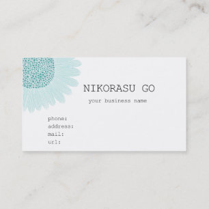 AQUA flower Business Card