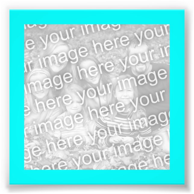 Aqua Frame Photo Print (Front)