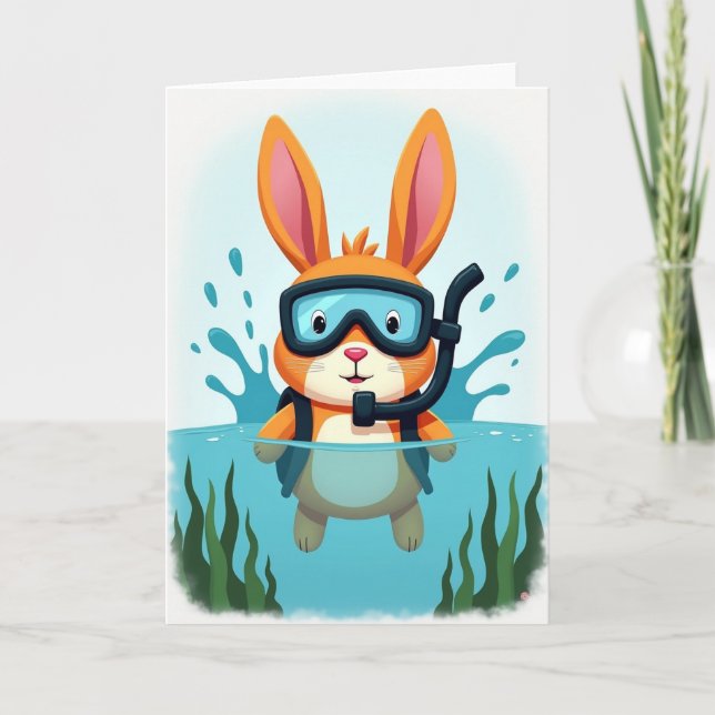 Aqua Friend Adventure Card (Front)