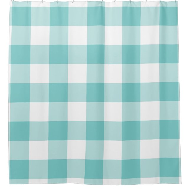 Aqua Gingham Pattern (Front)