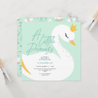 Aqua girly elegant photo beautiful swan children