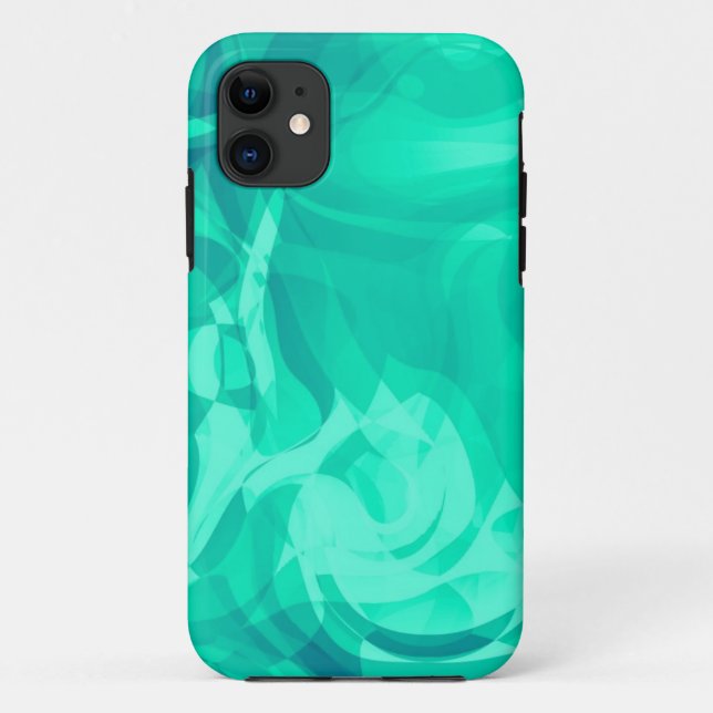 Aqua glass texture Case-Mate iPhone case (Back)