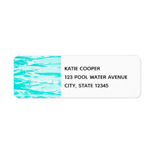 Aqua Green Pool Water Abstract