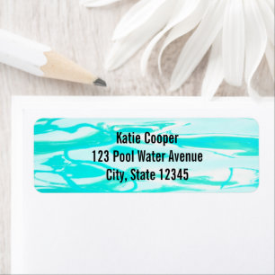 Aqua Green Pool Water Abstract Background