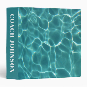 Aqua Green Swimming Pool Photo Binder