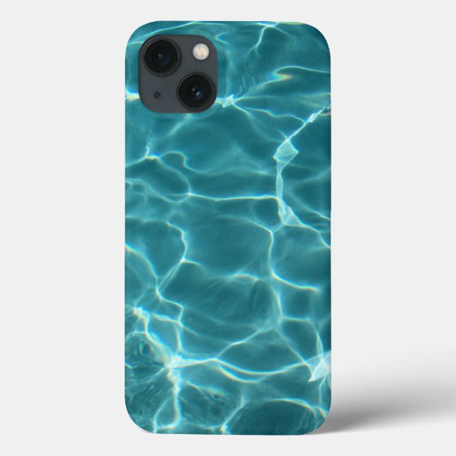 Aqua Green Swimming Pool Photo Case-Mate iPhone Case (Back)