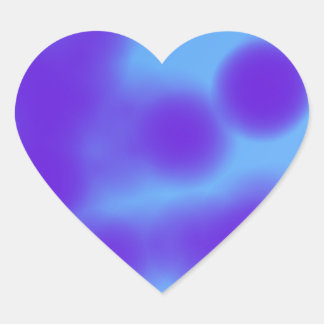 aqua heart sticker