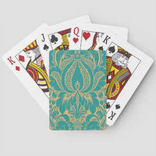 Aqua Imaginaire Floral Cartes de jeu