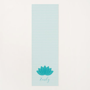 Aqua Lotus Personalized Yoga Mat