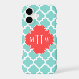 Aqua Marocain #5 Corail Rouge 3 Initiale Monogramm