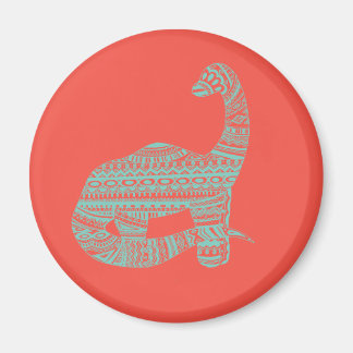 Aqua & Melon Dino Magnet