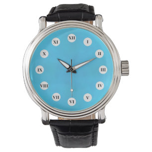 Aqua Mist Watch (Roman Face) by Kenneth Yoncich