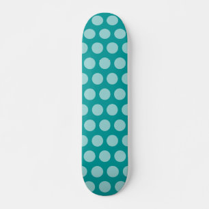 Aqua Moroccan Dots Skateboard
