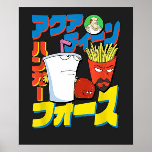 Aqua n Hunger Force Japanese Comic Poster
