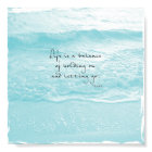 AQUA OCEAN PHOTO WITH RUMI QUOTE