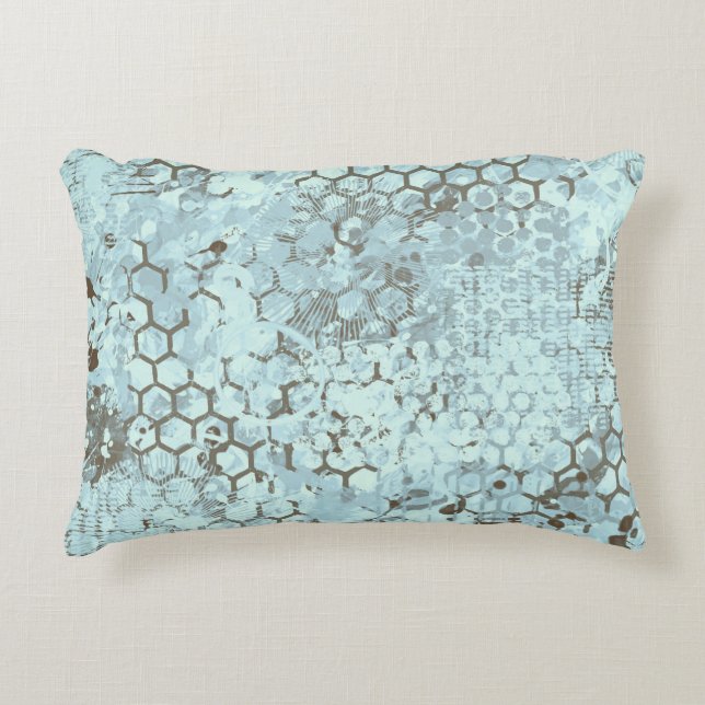 Aqua Odyssey Accent Pillow (Front)