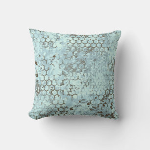Aqua Odyssey Throw Pillow