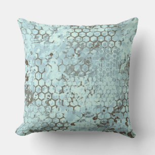 Aqua Odyssey Throw Pillow