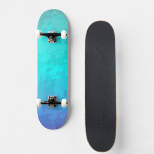 Aqua Ombre Skateboard