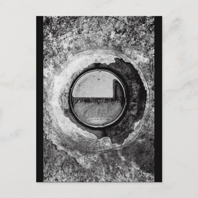 "Aqua Orb Grey" Carte postale JTG Art (Devant)