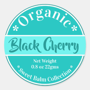 Aqua Organic Lip Balm Label Collection