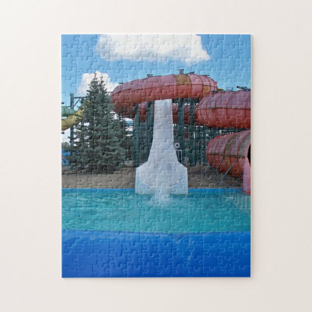 Aqua Park Water Slide Jigsaw Puzzle (Vertical)