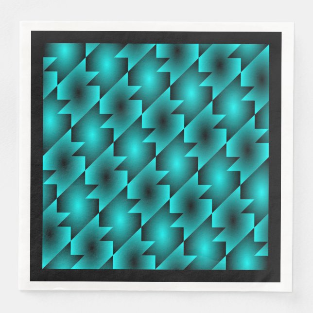 AQUA PATTERN DESIGN NAPKIN (Front)