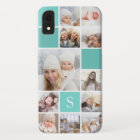 Aqua Photo Collage & Monogram