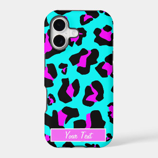 Aqua/Pink Leopard Print - Personalize
