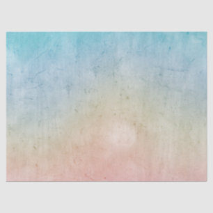 Aqua Pink Tie dye Birthday Tissue Paper