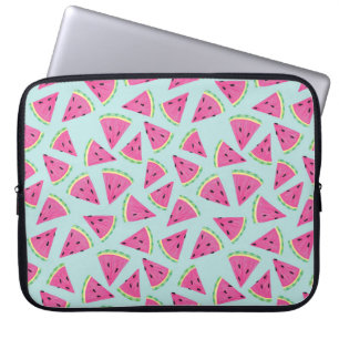 Aqua/Pink Watermelon Laptop Sleeve