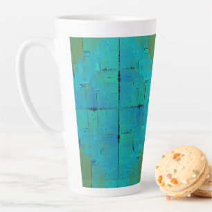 Aqua Resonance  Latte Mug