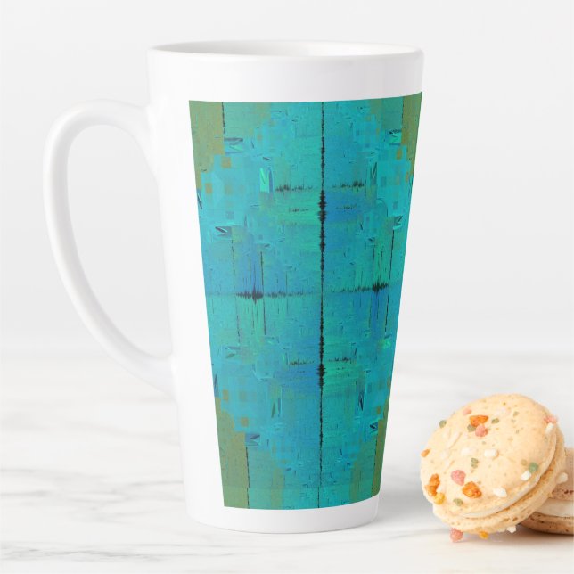 Aqua Resonance  Latte Mug (In Situ)