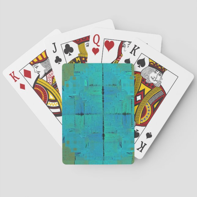 Aqua Resonance  Playing Cards (Back)