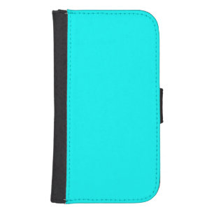 Aqua Samsung S4 Wallet Case