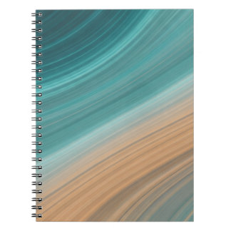 Aqua Sand Flow Notebook