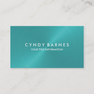 Aqua Sheen Business Card
