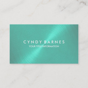 Aqua Sheen Business Card